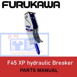 Furukawa F45 XP hydraulic breaker parts manual, displaying essential diagrams and parts information for effective repairs