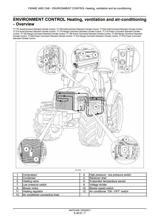 New Holland T7.170, New Holland T7.185, New Holland T7.200, New Holland T7.210 Tractor Service Manual - Image 2