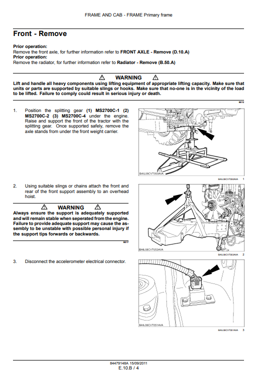 New Holland T7.170, New Holland T7.185, New Holland T7.200, New Holland T7.210 Tractor Service Manual - Image 3