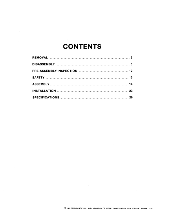 New Holland 595 Tobacco Leaf Stripper Gear Box Service Manual - Image 2