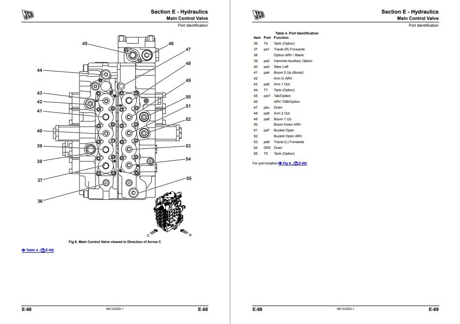 JCB JS 370 Excavator Service Repair Manual - Image 6