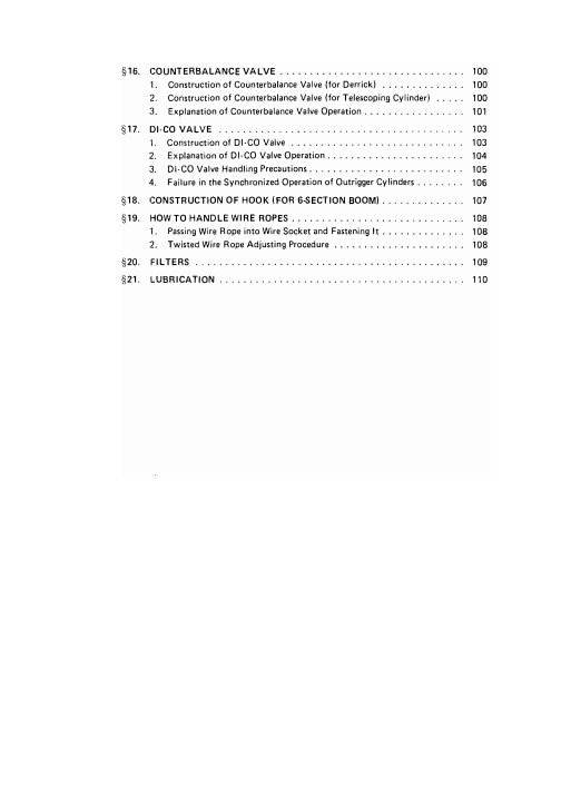 Furukawa Hydraulic Crane UR Series Workshop Manual - Image 7