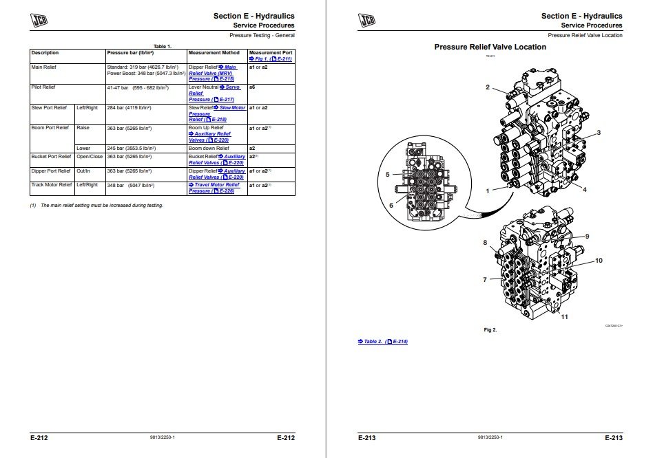JCB JS 370 Excavator Service Repair Manual - Image 7
