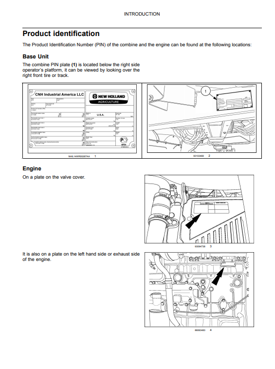 New Holland CR6.80, New Holland CR6.90, New Holland CR7.90, New Holland CR8.90, New Holland CR9.90 Combine Service Manual - Image 5