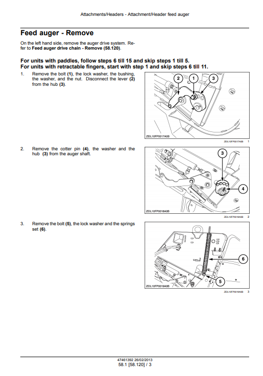 New Holland 300FP, New Holland 380FP Header Service Manual - Image 4