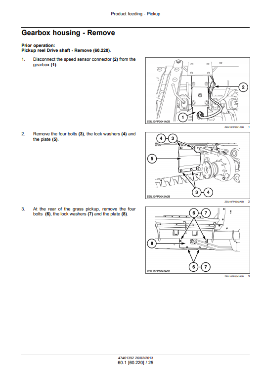 New Holland 300FP, New Holland 380FP Header Service Manual - Image 5