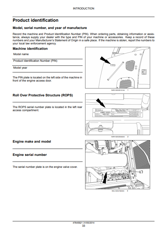 New Holland D180C Dozer Service Manual - Image 5