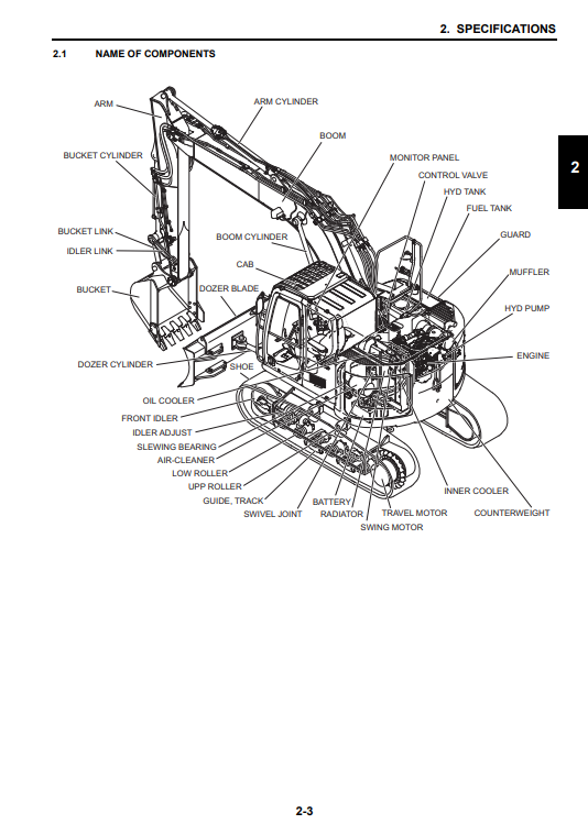 New Holland E160C Blade Runner Crawler Excavator Service Manual - Image 2