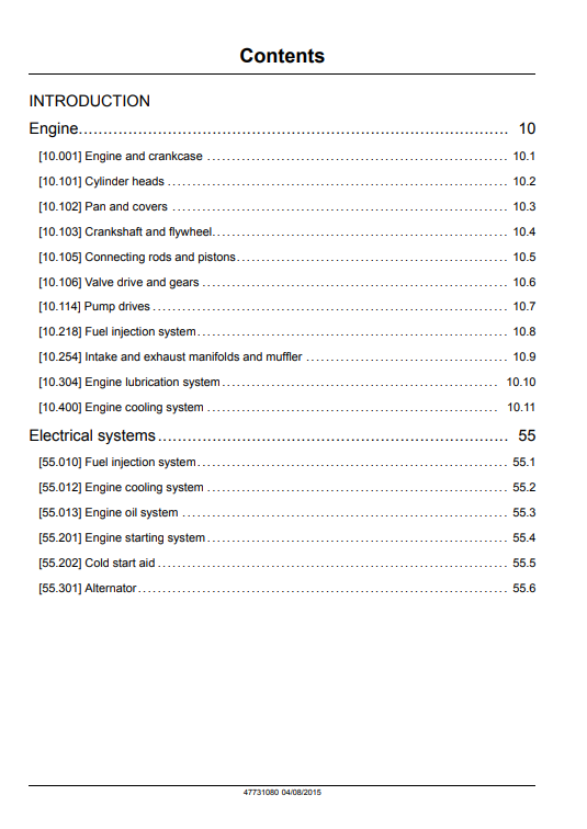 CNH LS Series L3AL, L3BL Tier 3 Engine Service Manual - Image 2