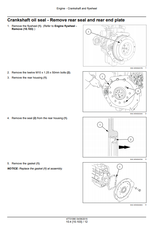 CNH LS Series L3AL, L3BL Tier 3 Engine Service Manual - Image 6
