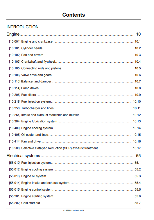 New Holland Cursor 13 Single Stage Turbocharger Service Manual - Image 3