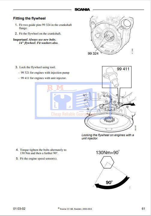 Scania 12 Engine Workshop Manual - Image 5