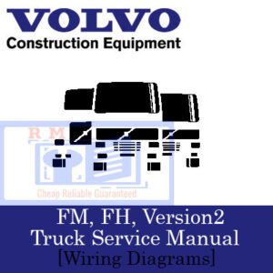 Wiring diagrams from the Volvo FM, FH Version 2 Truck Service Manual for maintenance and repair guidance