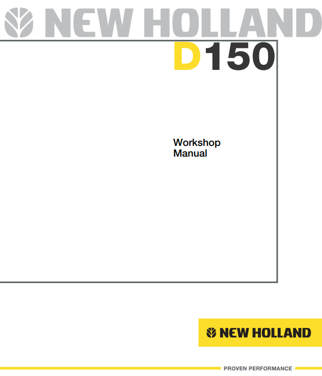 New Holland D150 dozer Workshop Manual - Image 2