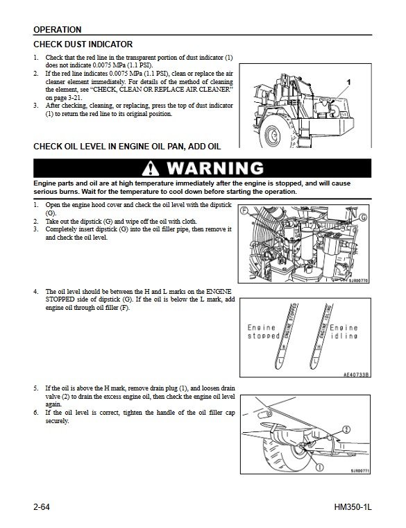 Komatsu HM350-1 Dump Truck Operation and Maintenance Manual - Image 3