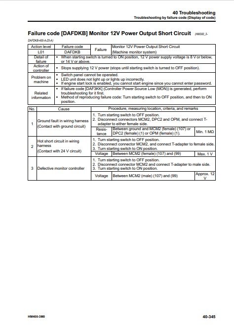 Komatsu HM400-3 Japan Dump Truck Workshop Manual - Image 6