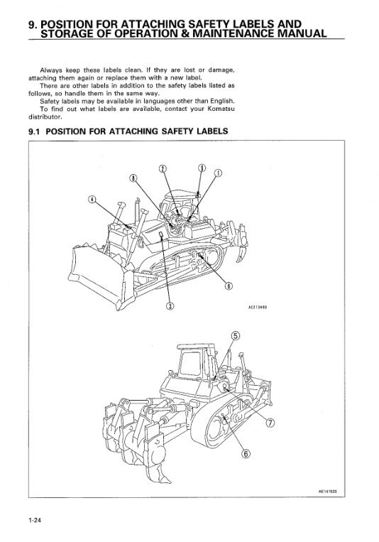 Komatsu D155AX-3 Japan Bulldozer Operation and Maintenance Manual - Image 3