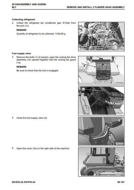 Komatsu D51EXi-24 , Komatsu D51PXi-24 Bulldozer Workshop Manual - Image 4