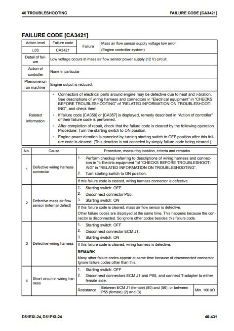 Komatsu D51EXi-24 , Komatsu D51PXi-24 Bulldozer Workshop Manual - Image 6