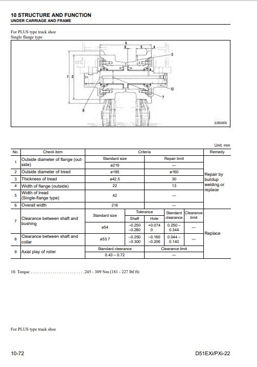 Komatsu D51EXi-22 , Komatsu D51PXi-22 Bulldozer Workshop Manual - Image 6