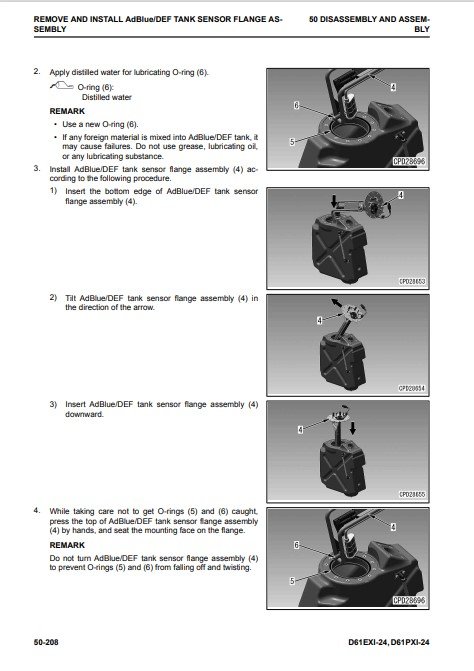 Komatsu D61EXi-24, Komatsu D61PXi-24 Bulldozer Workshop Manual - Image 3