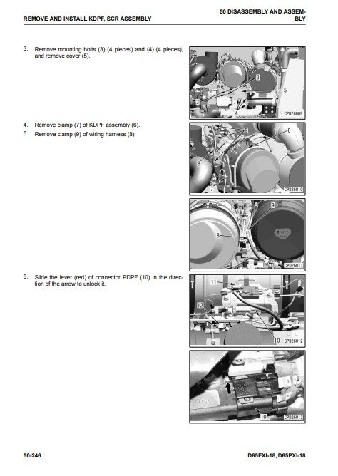 Komatsu D65EXi-18, Komatsu D65PXi-18 Bulldozer Workshop Manual - Image 4