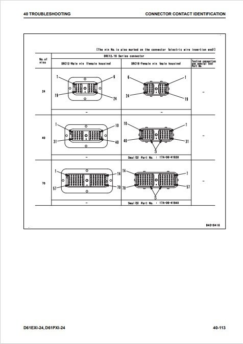 Komatsu D61EXi-24, Komatsu D61PXi-24 Bulldozer Workshop Manual - Image 7