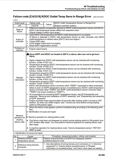 Komatsu D65EX-17, Komatsu D65PX-17, Komatsu D65WX-17 Bulldozer Workshop Manual - Image 7