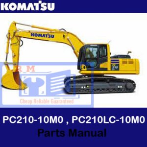 Komatsu PC210-10M0 and PC210LC-10M0 excavator parts manual, providing essential information on parts and maintenance