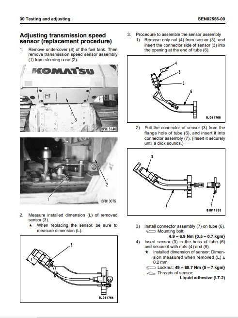 Komatsu D61EX-15EO, Komatsu D61PX-15EO Bulldozer Workshop Manual - Image 7