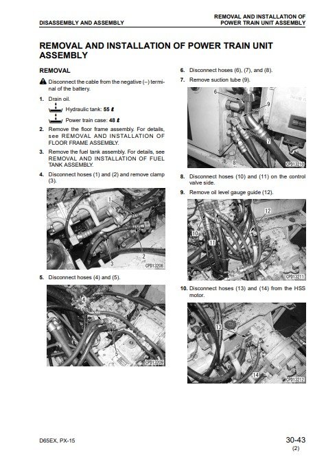 Komatsu D65EX-15, Komatsu D65PX-15, Komatsu D65WX-15 Bulldozer Workshop Manual - Image 5