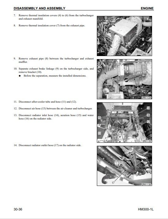 Komatsu HM300-1 Dump truck Workshop Manual - Image 5