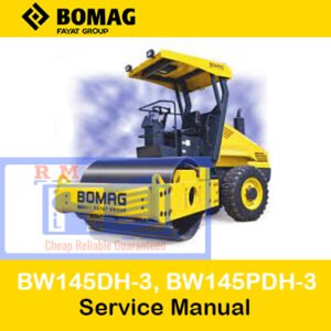 Bomag BW145DH-3 and BW145PDH-3 service manual, detailing operational procedures and maintenance instructions