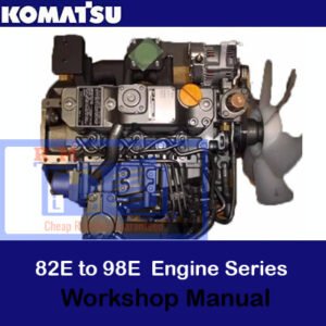 Komatsu 82E to 98E Engine Series workshop manual, providing comprehensive guidelines for engine maintenance