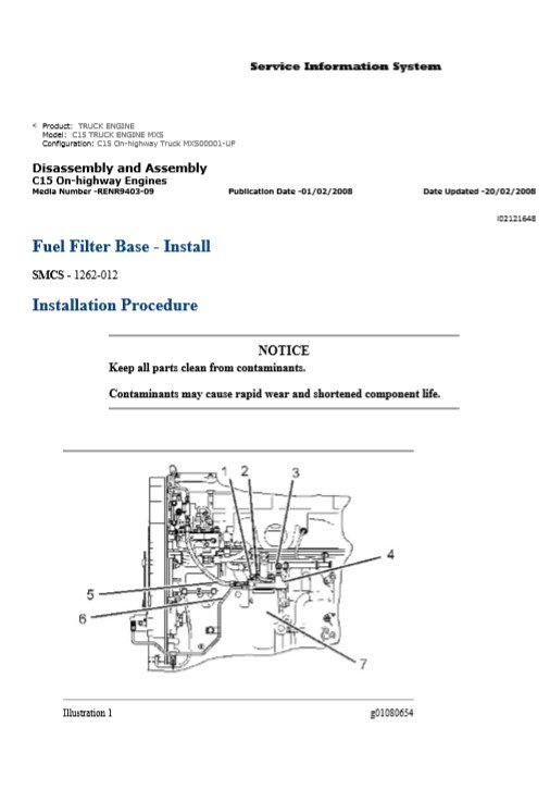 Caterpillar C15 Highway Engines Disassembly and Assembly Manual - Image 4