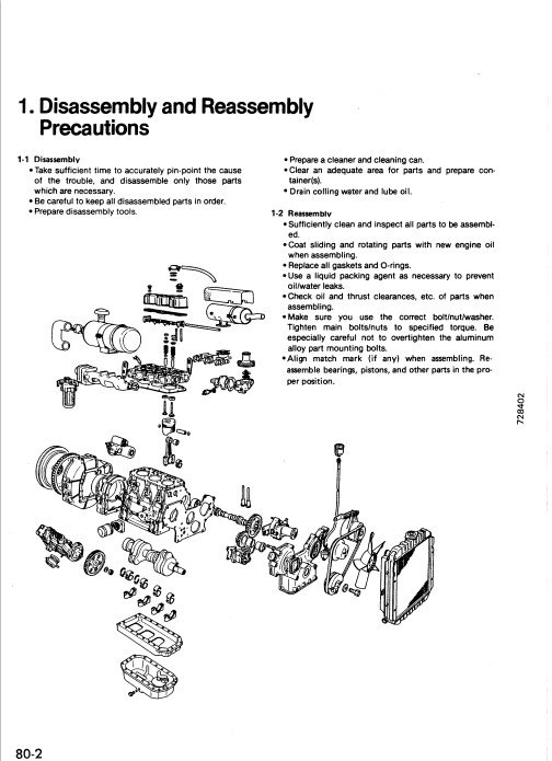 Komatsu 3D72-2, 3D75-2, 3D78-1, 3D84-2 Engine Series Workshop Manual - Image 4