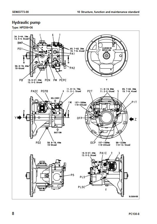 Komatsu PC130-8 Excavator Workshop Repair Manual - Image 4