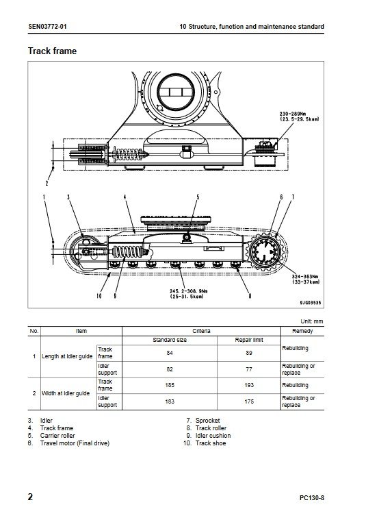 Komatsu PC130-8 Excavator Workshop Repair Manual - Image 5