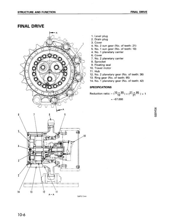 Komatsu PC200-6 Excavator Workshop Repair Manual - Image 5