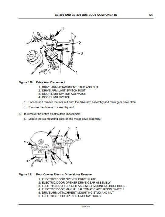 International Bus CE200, CE300 Body Components Manual - Image 3