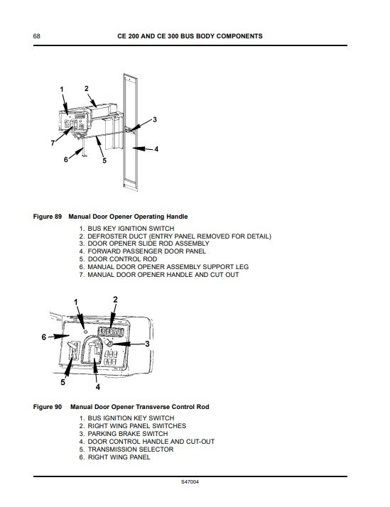 International Bus CE200, CE300 Body Components Manual - Image 5
