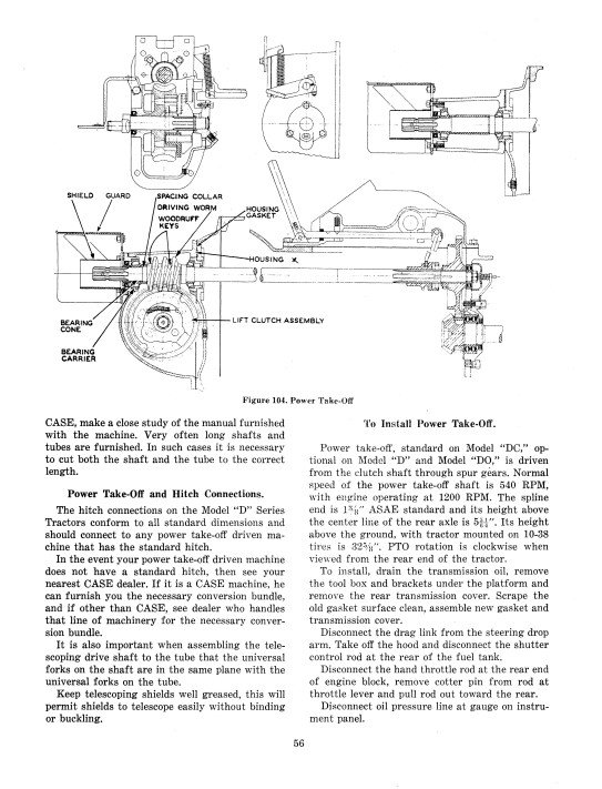 Case D Series Tractor Engine Service Manual - Image 5