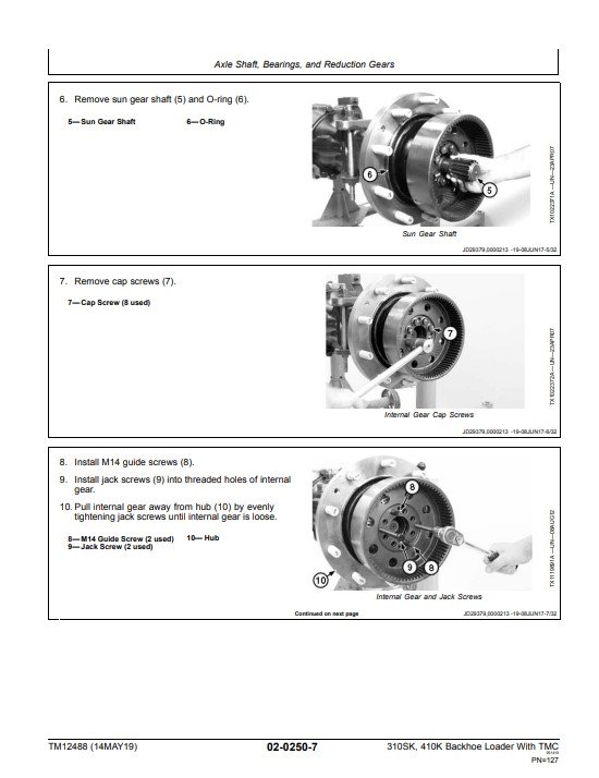 John Deere 310SK, John Deere 410K Backhoe Loaders With TMC Repair Technical Manual - Image 3