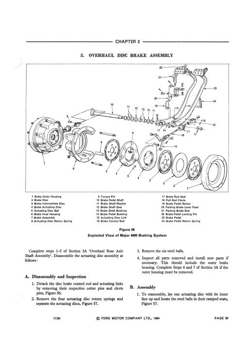 NEW HOLLAND Ford Tractor 2000 to 5550 series Service Repair Manual - Image 6