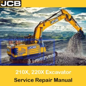 JCB 210X and 220X Excavator Service Repair Manual, providing essential repair and maintenance information
