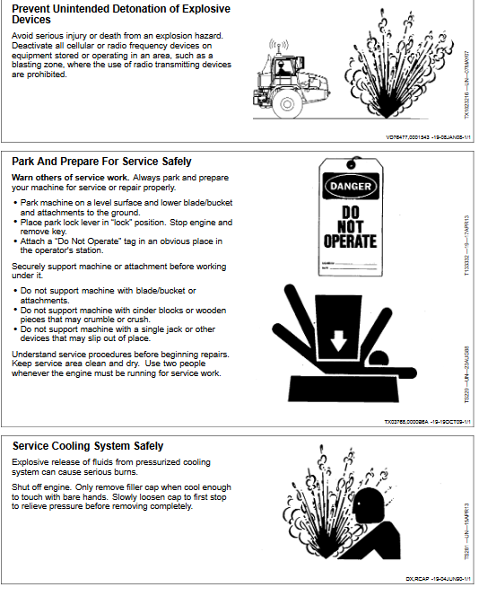 John Deere 450J, John Deere 550J, John Deere 650J Crawler Dozer Operation and Test Manual - Image 6