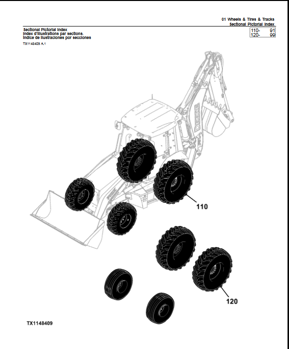 John Deere 710K Backhoe Loader Parts Catalog - Image 3