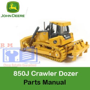 John Deere 850J Dozer Parts Catalog featuring a comprehensive layout of parts and accessories for dozer maintenance and service