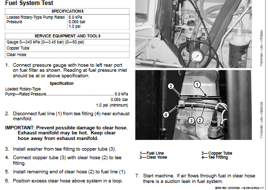 John Deere 450J, John Deere 550J, John Deere 650J Crawler Dozer Operation and Test Manual - Image 3