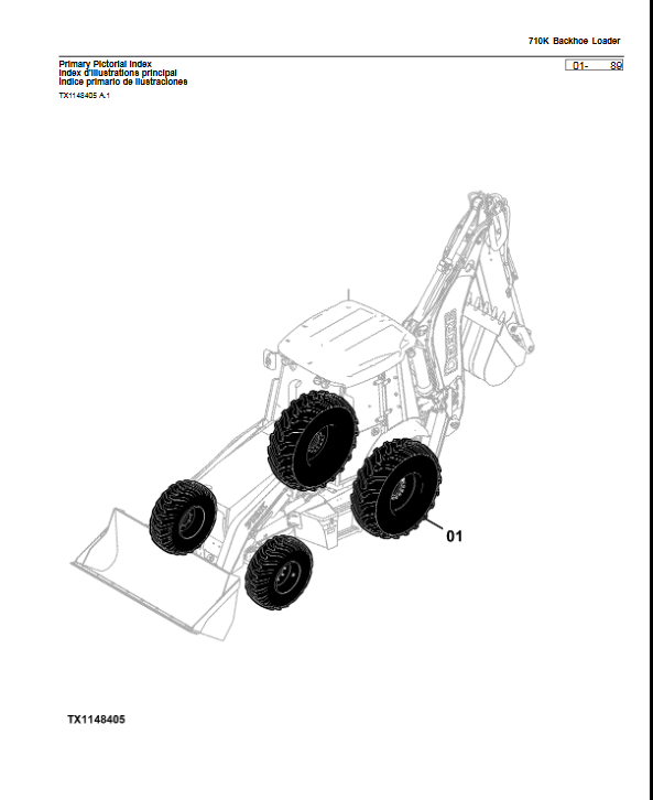 John Deere 710K Backhoe Loader Parts Catalog - Image 5